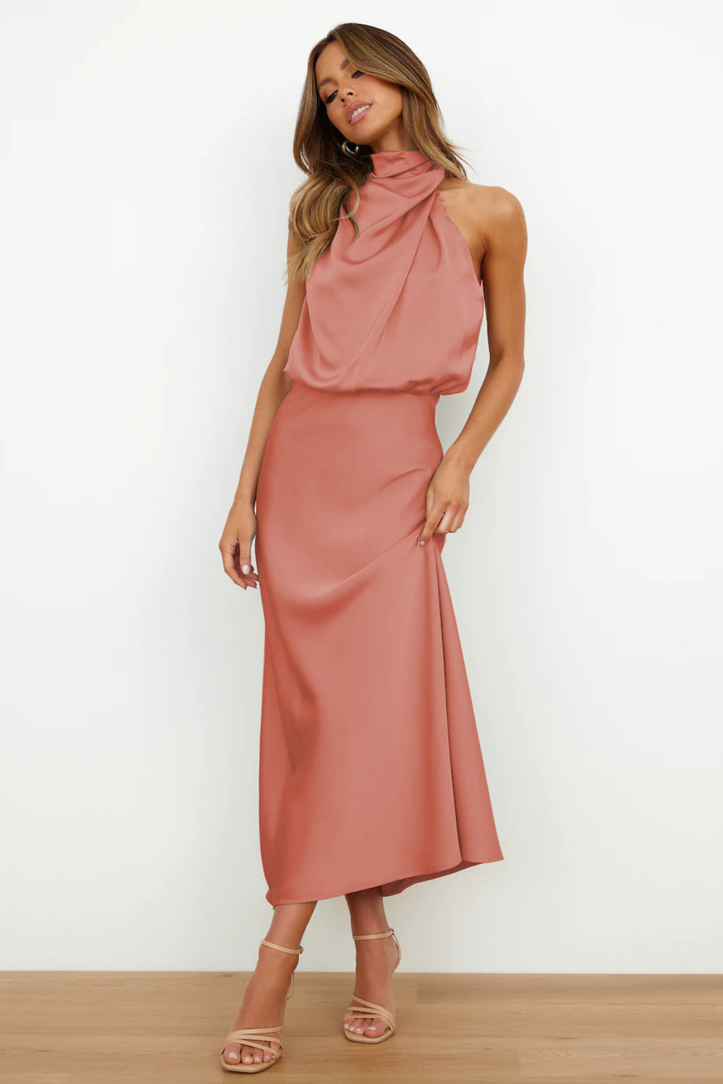 Violeta™ | Vestido drapeado Sahara