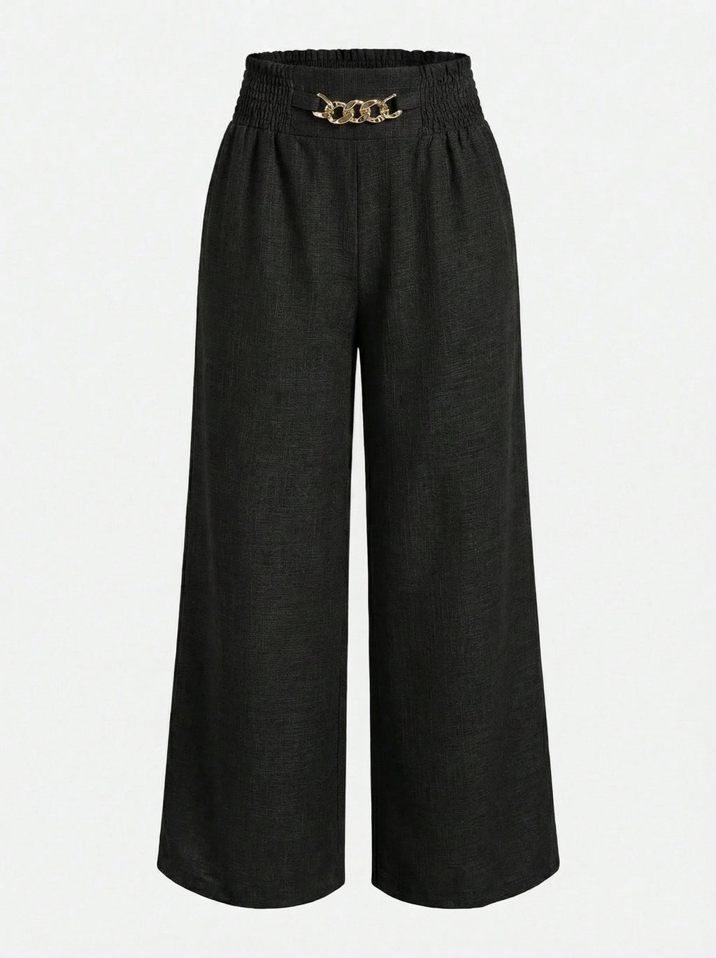Palacio | Pantalones con detalle Dorado