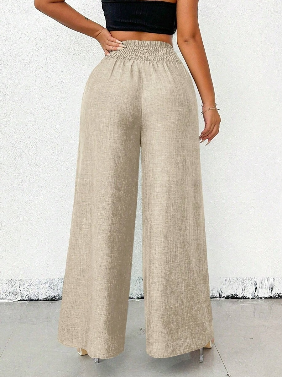 Palacio | Pantalones con detalle Dorado