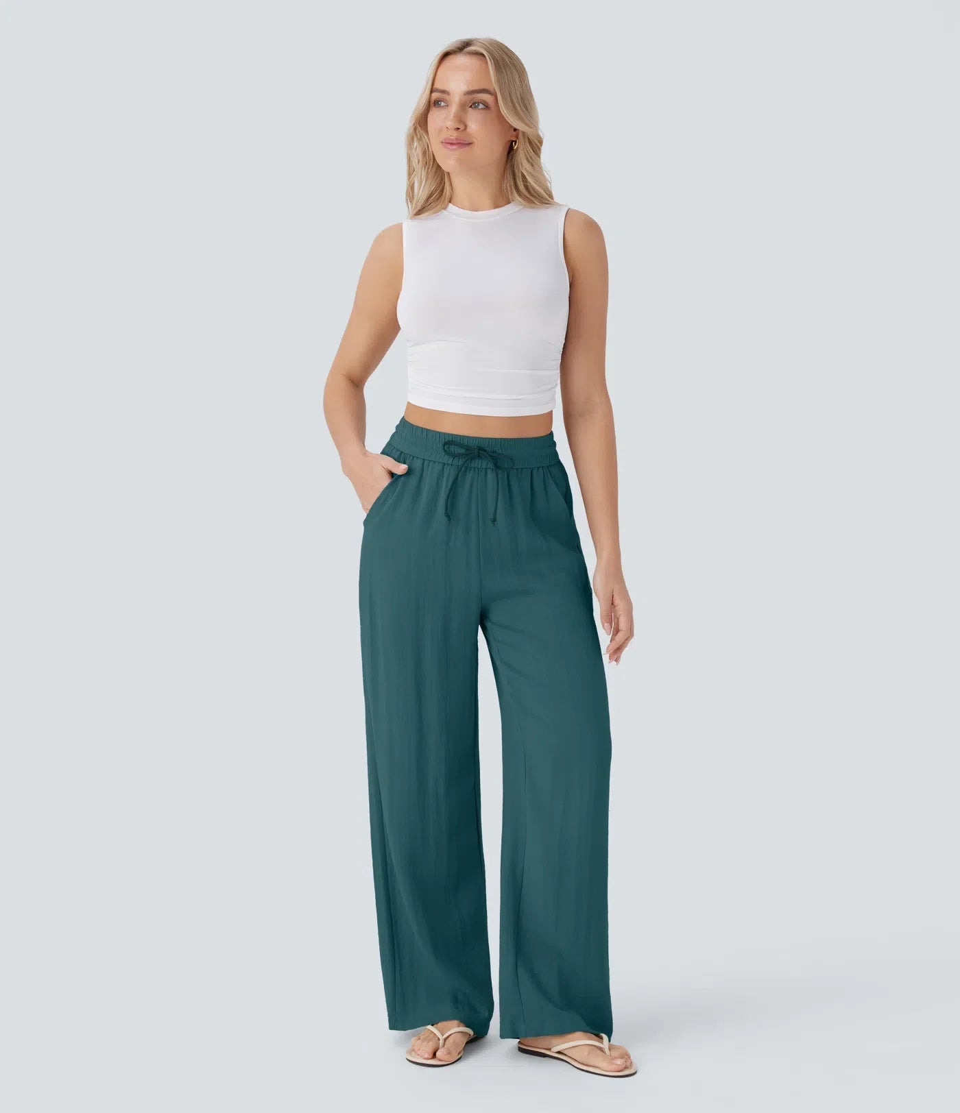 Martina | Pantalones estilo lino