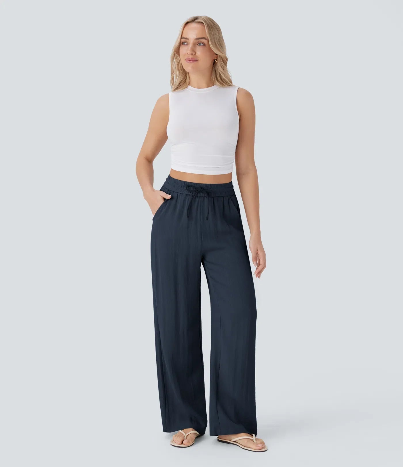 Martina | Pantalones estilo lino