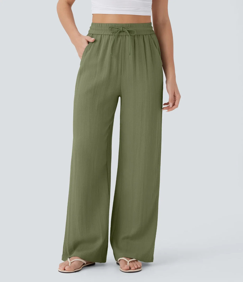 Martina | Pantalones estilo lino