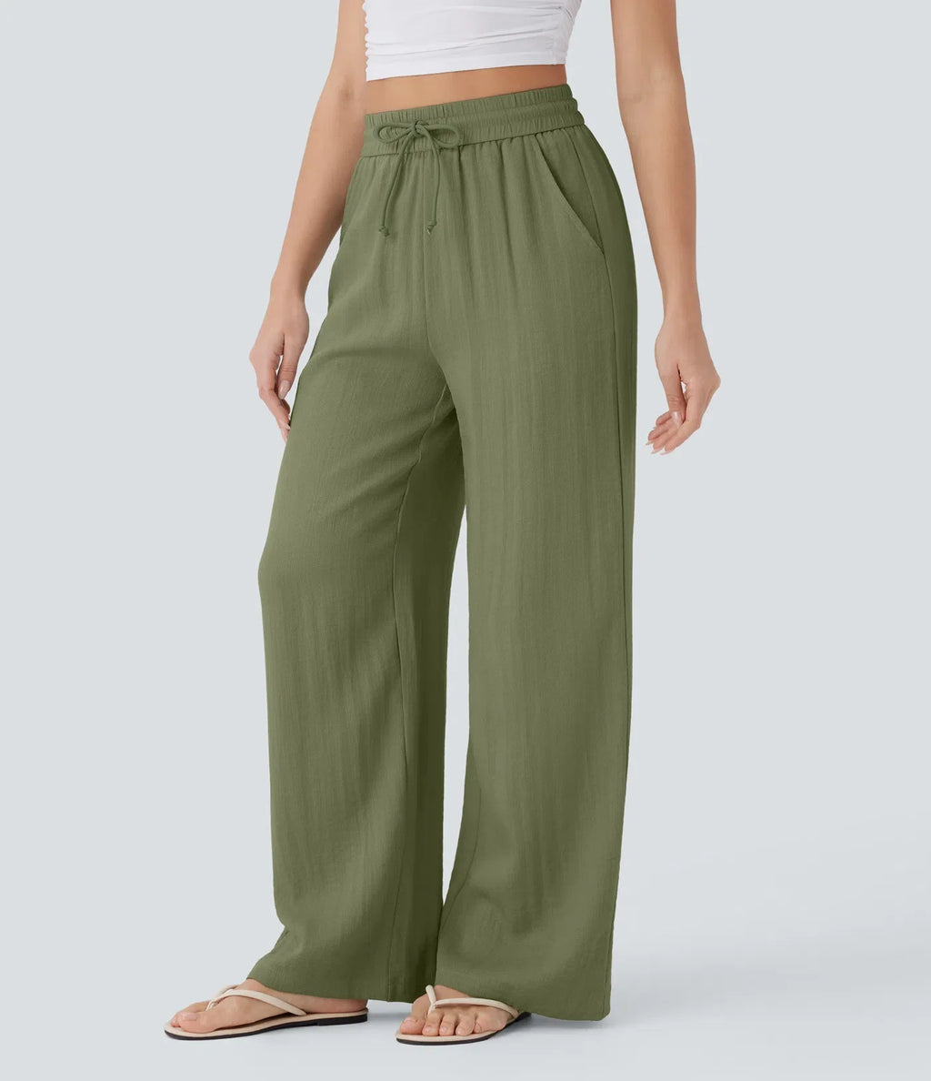 Martina | Pantalones estilo lino