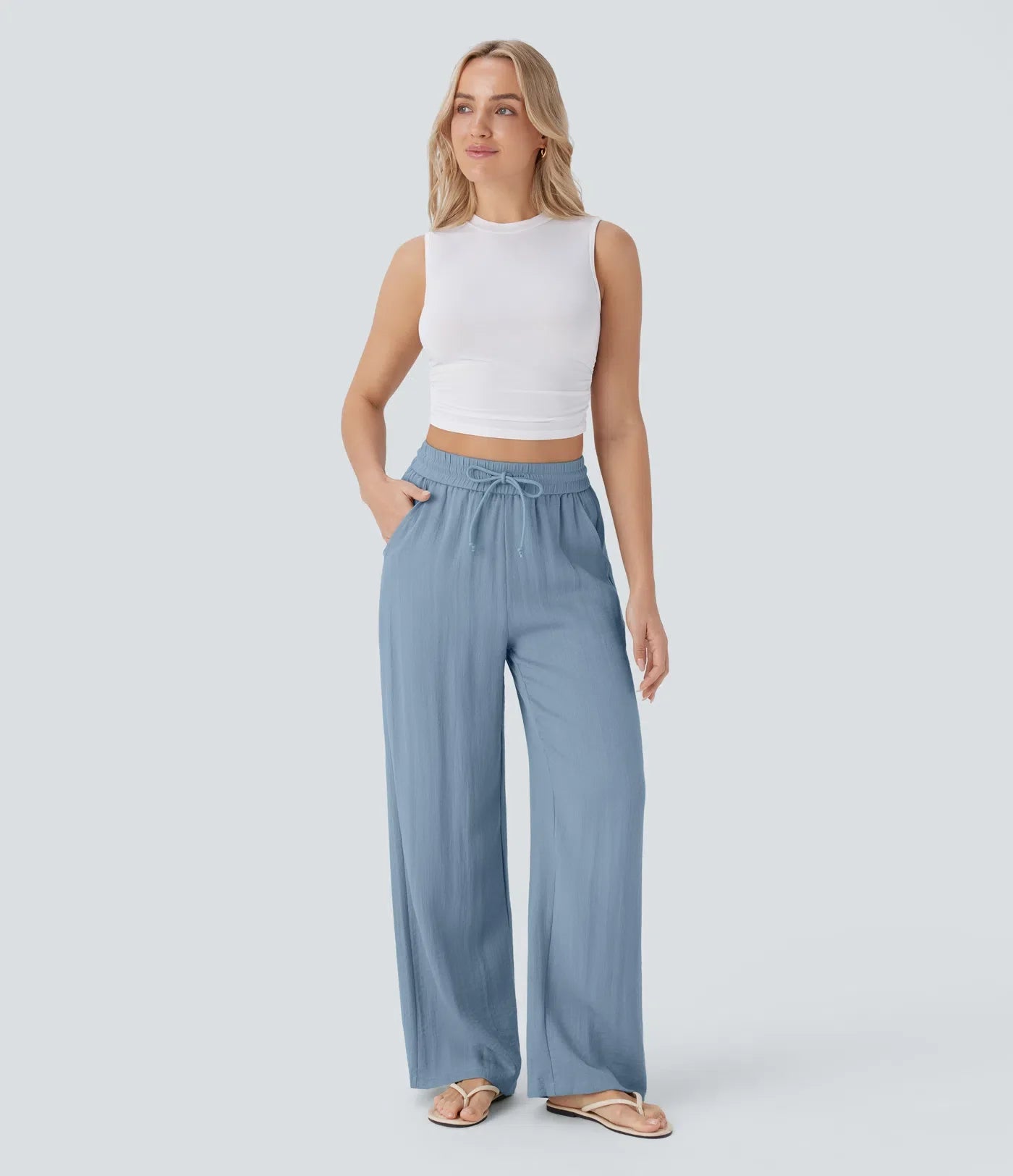 Martina | Pantalones estilo lino