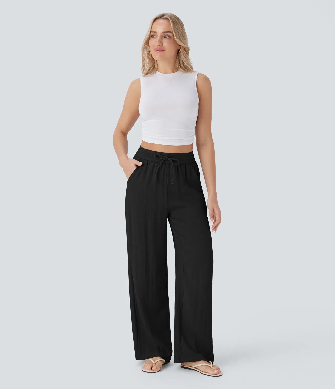 Martina | Pantalones estilo lino
