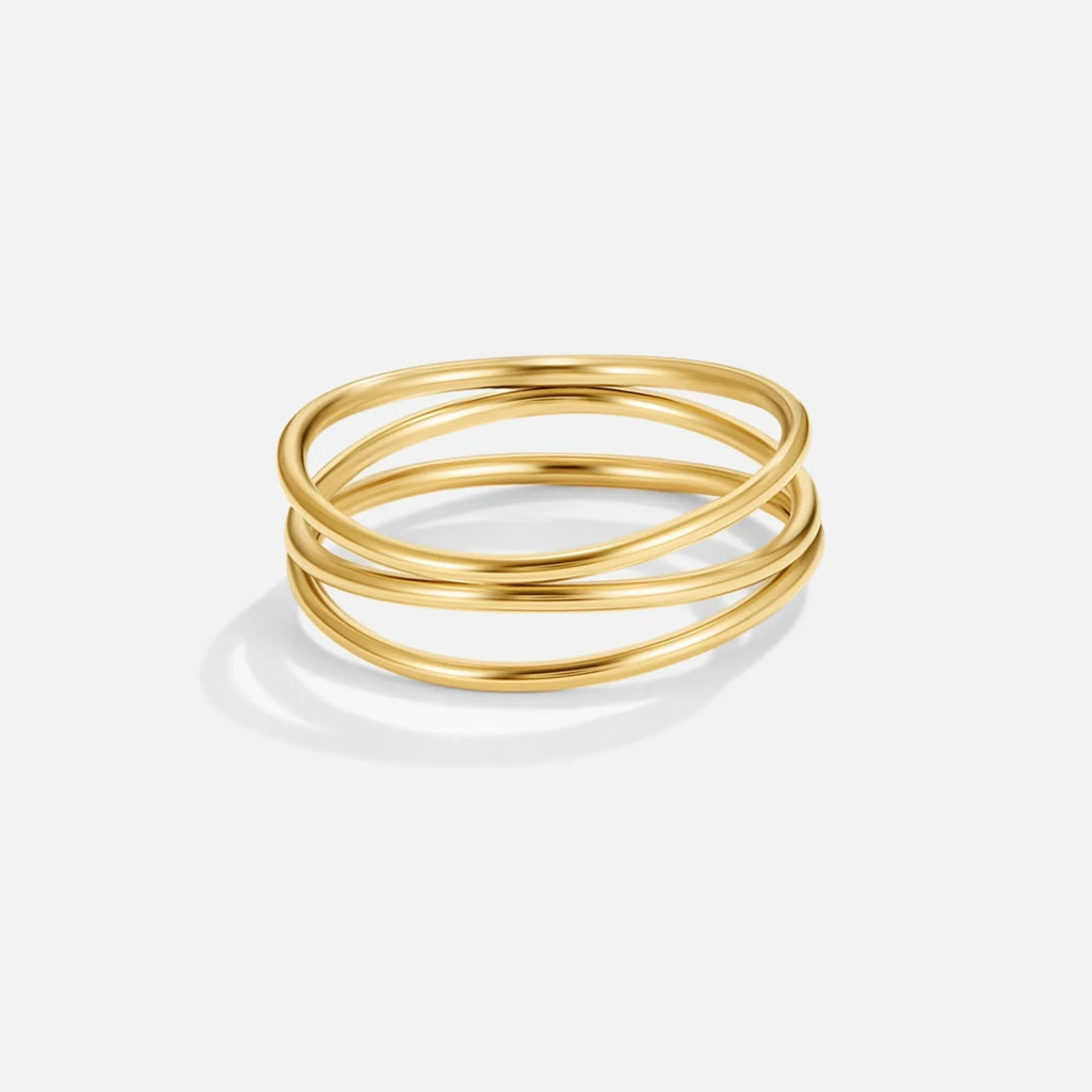 Anillo dorado - Bucle infinito