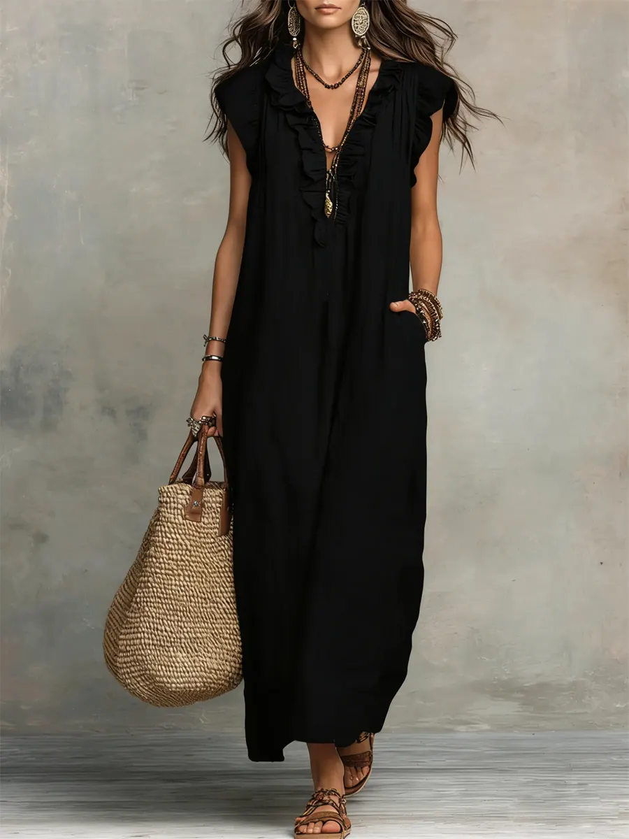 Camelia™ | Vestido largo bohemio
