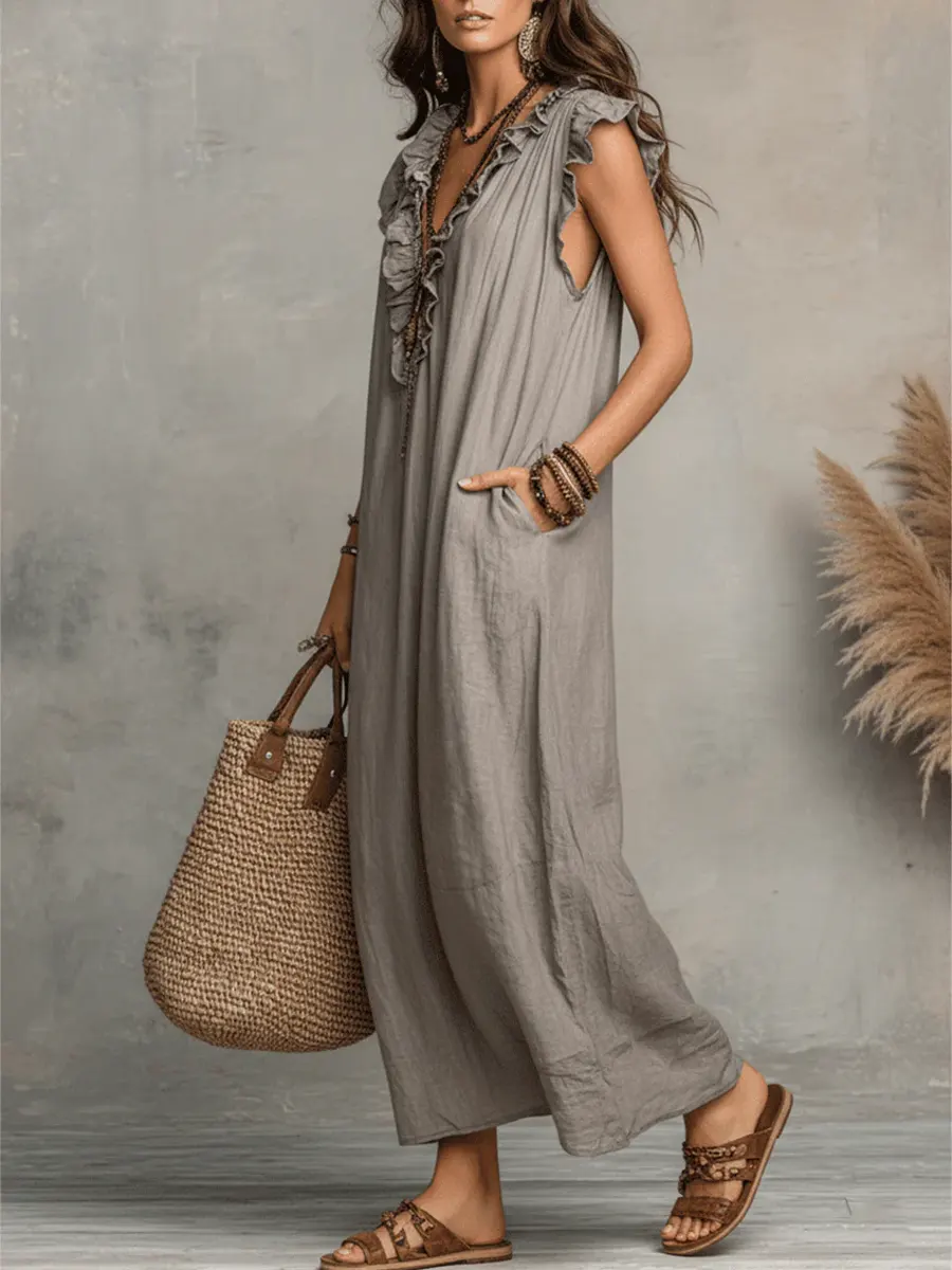 Camelia™ | Vestido largo bohemio