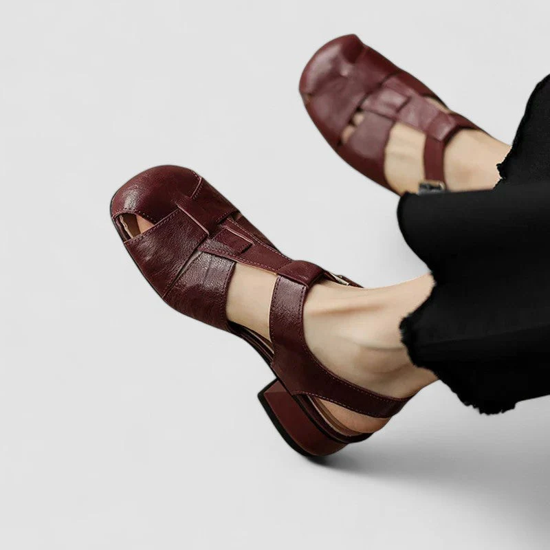 Amelia™ | Zapatos ortopédicos Mary Jane en cuero auténtico