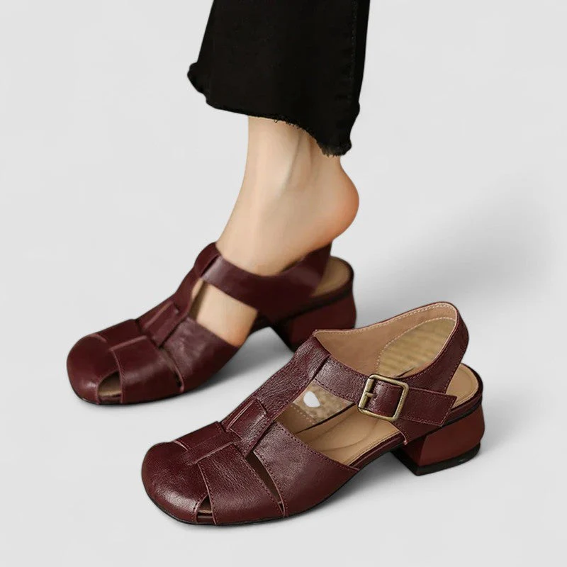 Amelia™ | Zapatos ortopédicos Mary Jane en cuero auténtico